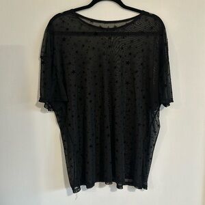 One Size Sheer Star Tee